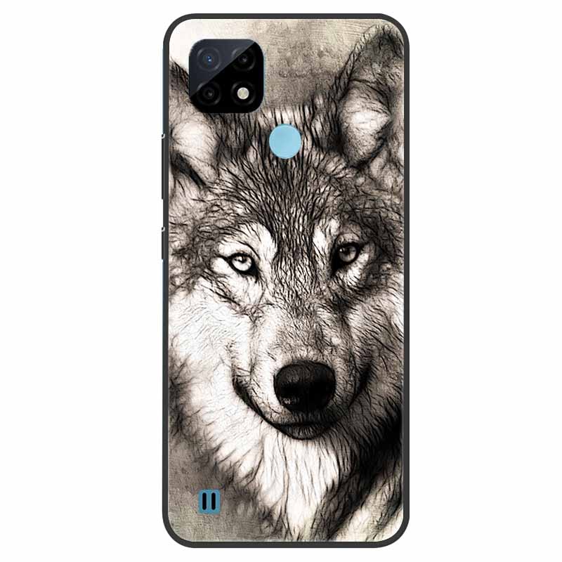 Для Realme C21 чехол противоударный мягкий силиконовый чехол из ТПУ для Realme C31 C21Y C25S C25 чехлы для телефонов Realme C21 C31 милый мультфильм