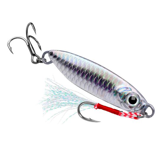 .4CM/7G 5.5CM/15G 6.1CM/20G 7.1CM/30G приманка для джиггинга с крючком реалистичная приманка для троллинга аксессуары для рыбалки в пресной и соленой воде