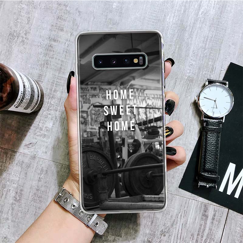 Bodybuilding Gym Fitness Phone Case For Samsung Galaxy S26 S25 Edge S24 S23 FE S22 Ultra S21 Plus S20 + Fundas Cover Coque Galax