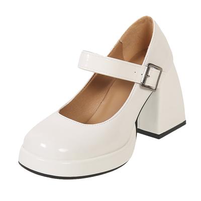 Женские туфли-лодочки на высоком каблуке Туфли Мэри Джейн на платформе Розовые Черные Красные Каблуки Для работы, вечеринки, танцев, свадьбы Женские 2024 Весна