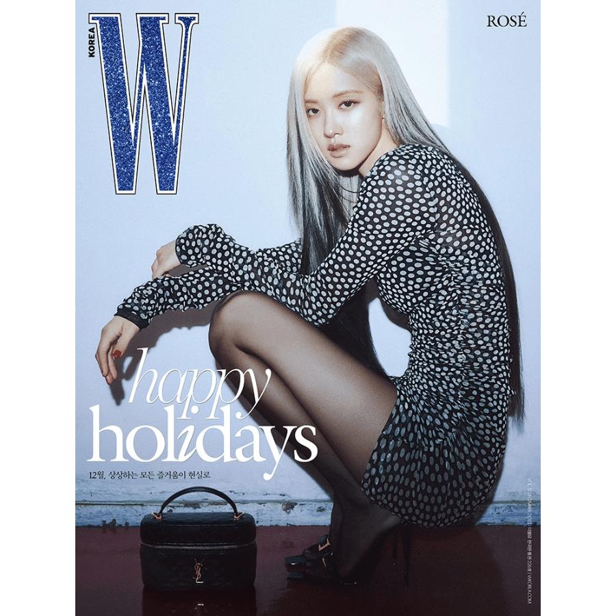 W Korea Декабрь 2023 BLACKPINK ROSE KPOP, KSTAR, K FASHION, KBEAUTY