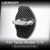 LUCKEASY для Tesla ModelY X 2017-2023, защитные чехлы для дверных защелок, аксессуары для модификации автомобиля, комплект пробок для дверных замков с защитой от ржавчины