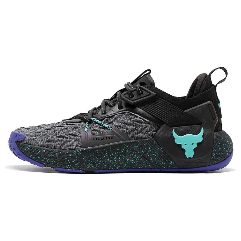 Under Armour Project Rock 6 Black Neptune Men Sneakers Stealth-Grey 3026534-002