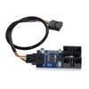 Xiwai Кабель-удлинитель USB-разъема материнской платы, концентратор, адаптер, порт, 9-контактный 2.0, 1-2, многострочный