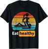 Футболка унисекс Humor Eating Healthy с лучшим дизайном