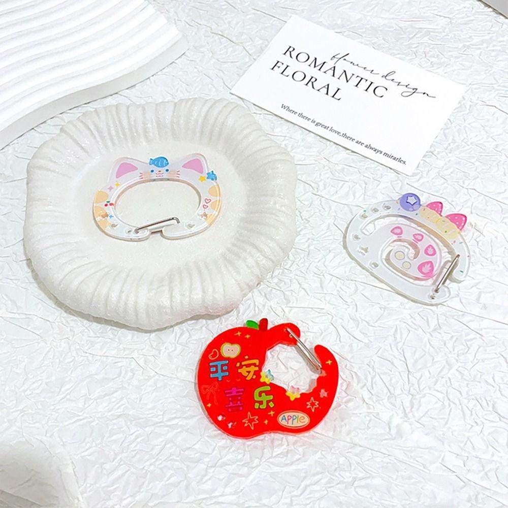 Звезда с крылом Милая альпинистская пряжка Альпинистский крюк Брелок Пирожное с черникой Украшение для сумки