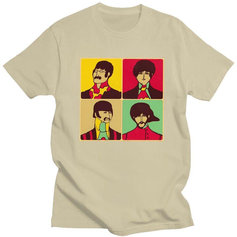 Индивидуальные футболки The Beatle в стиле хэви-метал и рок для мужчин, с коротким рукавом, для отдыха, свободного кроя, из чистого хлопка, в подарок