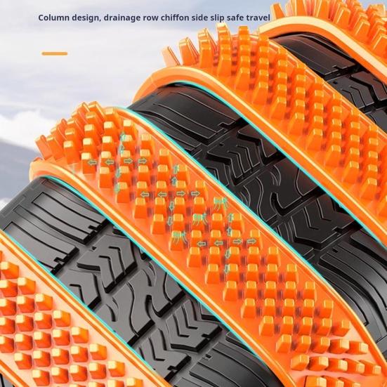 1/10Pcs Tire Snow Chains Anti-Slip Tire Chain Universal Car Snow Chains for SUVs Trucks Emergency Adjustable Snow Chains for Rain Snow Sand Mud
