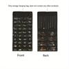 1pc Fashionable Jewelry Sorting Storage Bag with hook,Multiple Colors Portable Necklace Display Storage Bag for Wardrobe&behind the Door.