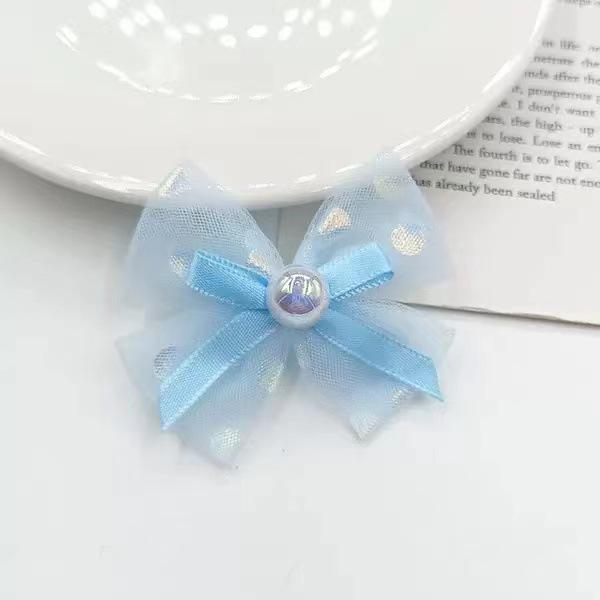 Сетчатый бант из бисера своими руками, детский головной убор и аксессуары для украшений