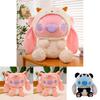 Plush Animal Toy Panda Stuffed Animal With Soft Short Plush For Kids And Collectors