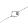 Umcho Natural Blue Topaz 925 Sterling Silver Bracelet For Women