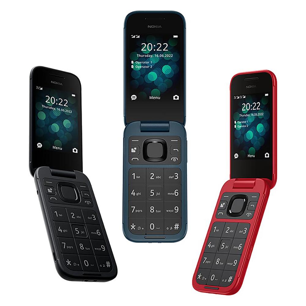 Восстановленный Nokia Original Nokia 2660 Flip 4G  (2022) Кнопочный мобильный телефон с поддержкой LTE 4G и одной/двумя SIM-картами