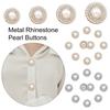 Рукоделие Сделай сам Пуговицы для рубашки Швейные принадлежности Декоративная пуговица Металл Стразы Жемчужные пуговицы