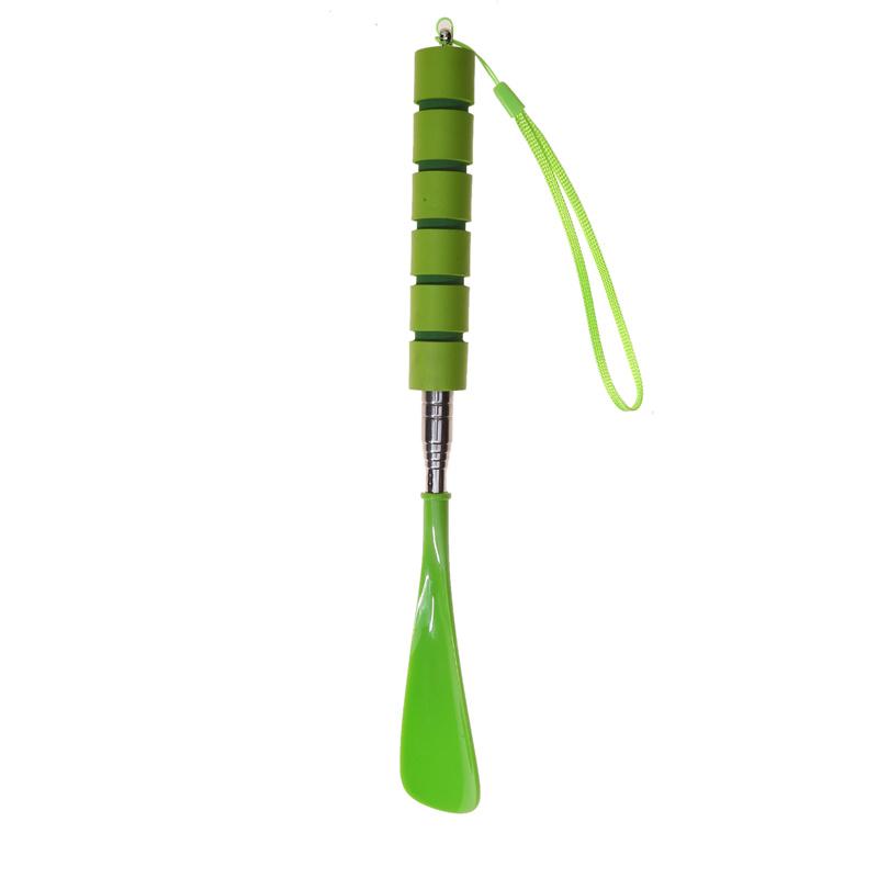 Stainless Steel Telescopic Shoe Puller Travel Adjustable Lengthened Handle Shoehorn