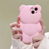 Противоударный чехол для телефона Ins с мультяшным 3d медведем для Iphone 13 11 12 Pro Max Xs Max Xr X Xs, силиконовая защита линз, мягкая задняя крышка