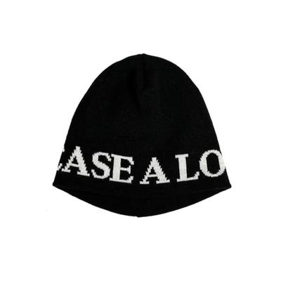 ШАПКА-БИНИ ЖАККАРДОВАЯ С ЛОГОТИПОМ CASE A LOT - черная