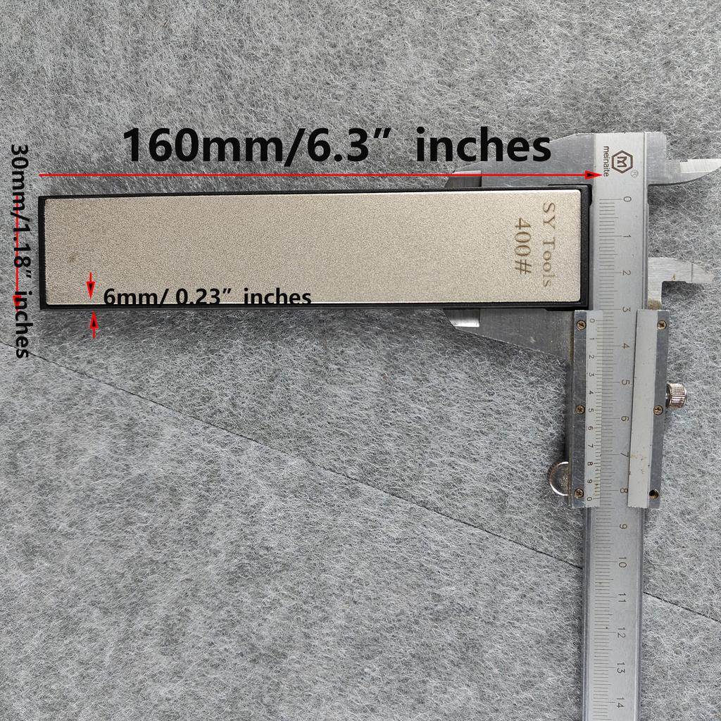 Расширенный алмазный точильный камень, совместимый с точилкой с фиксированным углом заточки для кухонных ножей и садового инвентаря, переносная заточка