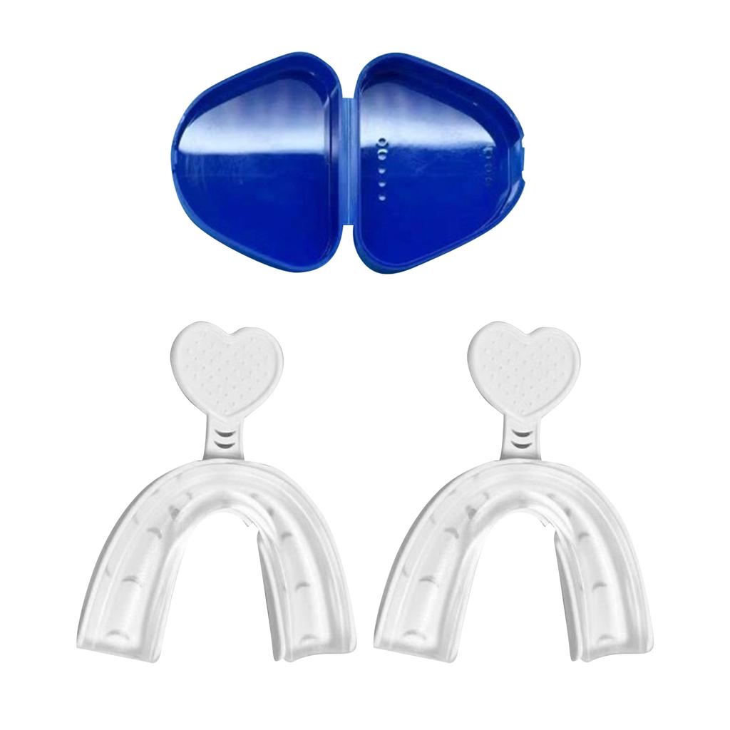 С лотком для рта, набор брекетов из термопластика EVA, ночные антишлифовальные брекеты