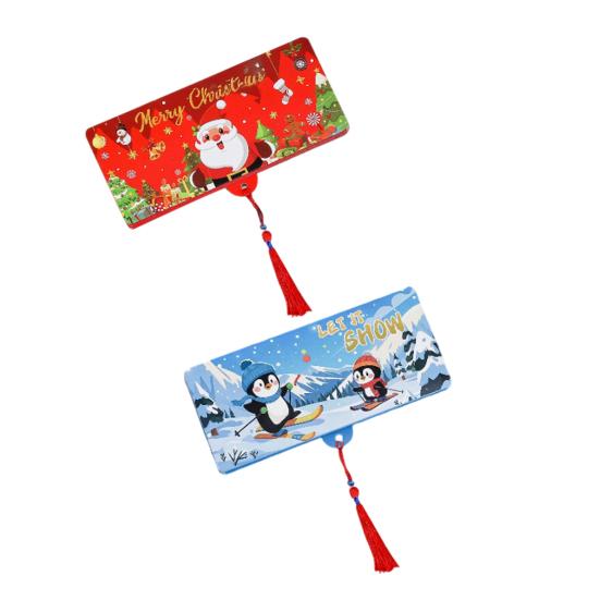 Christmas Cash Gift Envelopes Surprise Xmas Money Gift Card Holder with 6 Slots DIY