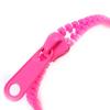 [K3165] - Pink 'Zip' Resin Bracelet - 6 Mm