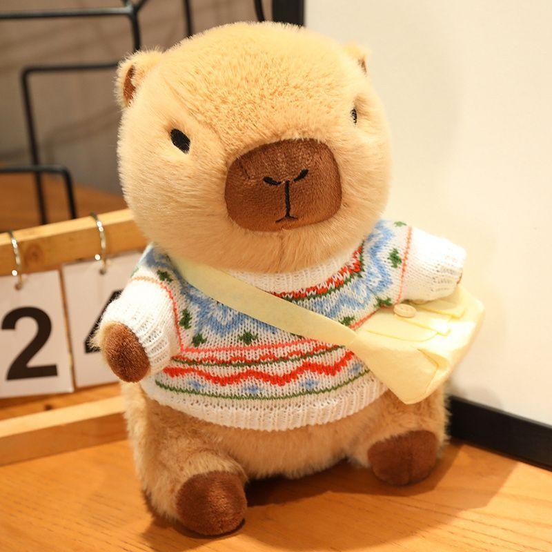 Популярная плюшевая кукла Kapi Bala Doll, одетая в капибару, милая кукла, подарок на тряпичную куклу
