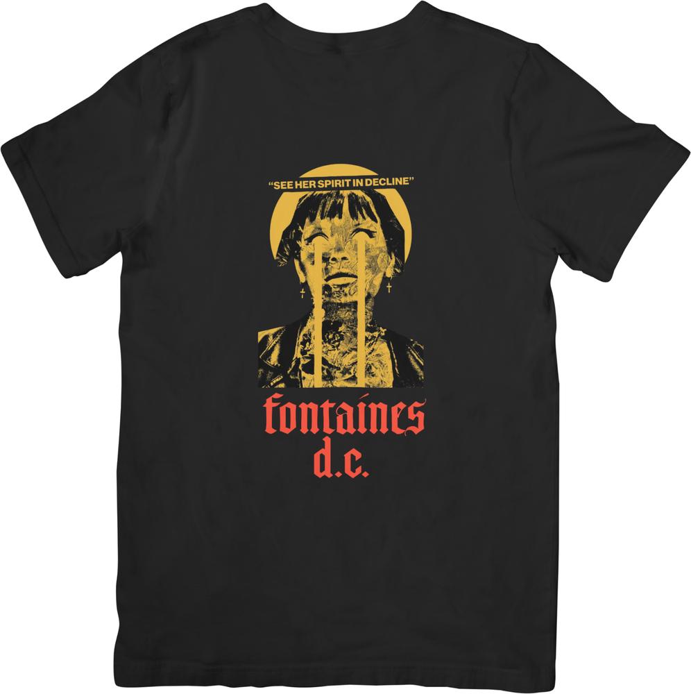 Fontaines DC Vintage Retro Fit for Unisex women Quality Cotton TShirts