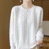 Women's Cashmere Sweater Qinghe Cashmere 30% Cashmere 70% Wool Autumn and Winter Cashmere Pullover Soft and Warm