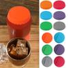 Набор из 6 силиконовых крышек для банок для напитков, пивных банок, герметизаторы крышек, защита от проливания и пыли, для пикников на открытом воздухе, крышки для банок