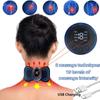 Portable Mini Rechargeable Neck Massager, Cervical Massage Stimulator Stickers Physiotherapy Instrument Muscle Relief Pain