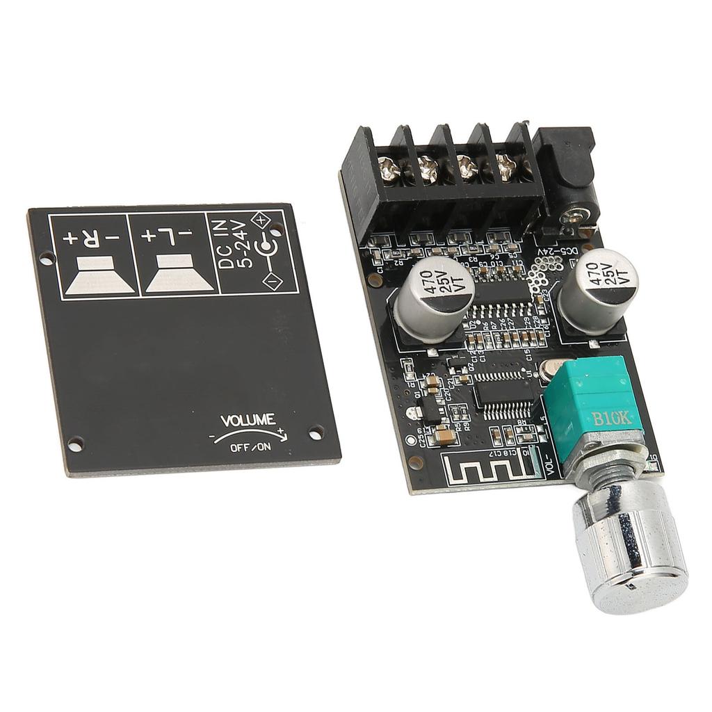 Digital Power Amplifier Board Bluetooth 5.0 Mini Stereo Power Amplifier Module with Switch and