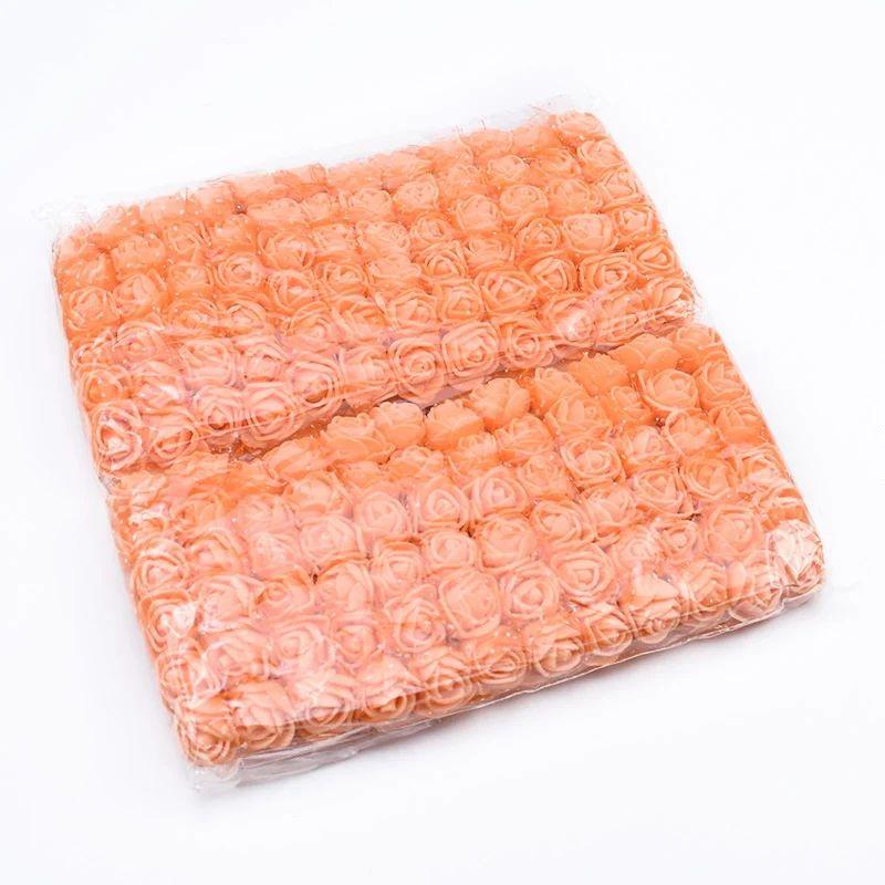 144 шт. Искусственный цветок из пенопластовой пряжи Роза Защита от ультрафиолета для улицы Рождественская садовая арка Венок Свадебный фестиваль Дом своими руками Коробка конфет