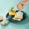 5pcs/set Stainless Steel Knife Sets Wood Handle Cheese Cutter Slicer Kitchen Spatula Cheese Knives Kitchen Cooking Accessories
