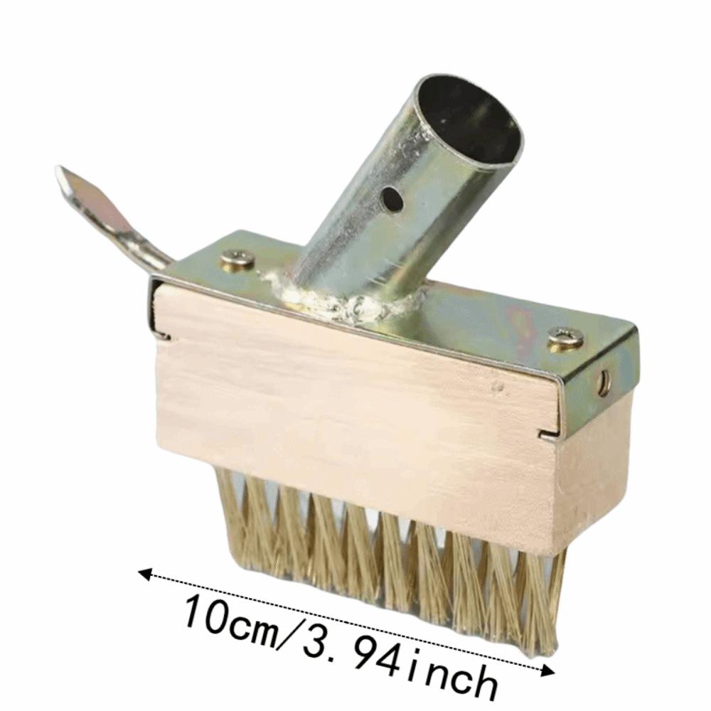 Steel Wire Bristles Weed Remover Long Handle Garden Brush Weeding Brush Professional Use