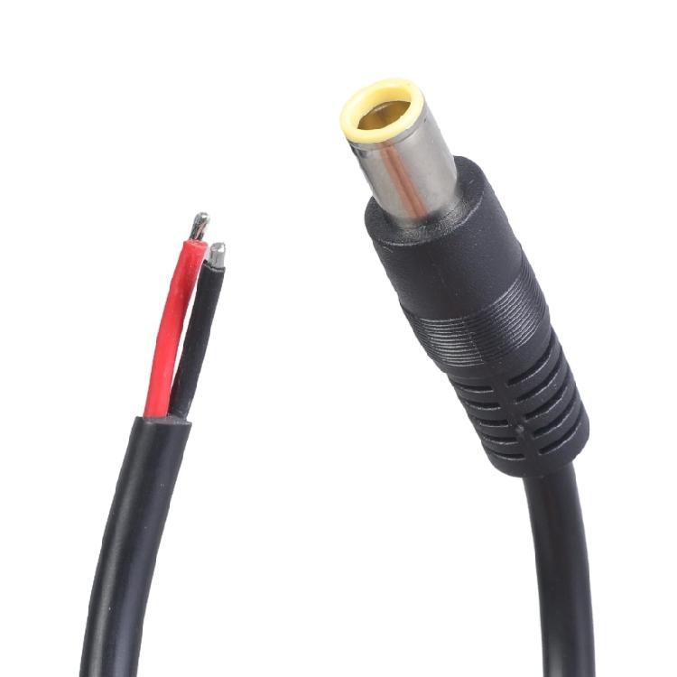 Flexible DC7.9x5.5mm Power Pigtail Cable DC7909 7.9x5.5mm Male Connectors to Open Wire Cable for Solar Power Systems