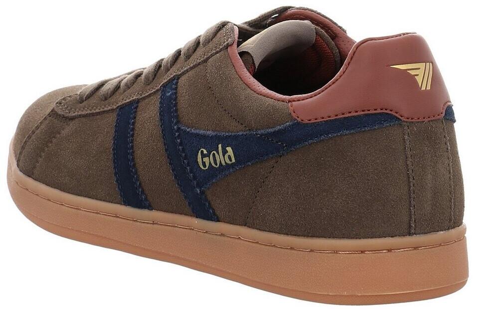 Замшевые кроссовки Gola Equipe II темный тауп/нави/краст