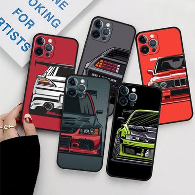 Чехол для Apple iPhone 11 13 12 14 Pro 7 Plus XR X XS Max 6 6S 13Pro SE 2022, силиконовый чехол для телефона, японский JDM, спортивные автомобили, комиксы
