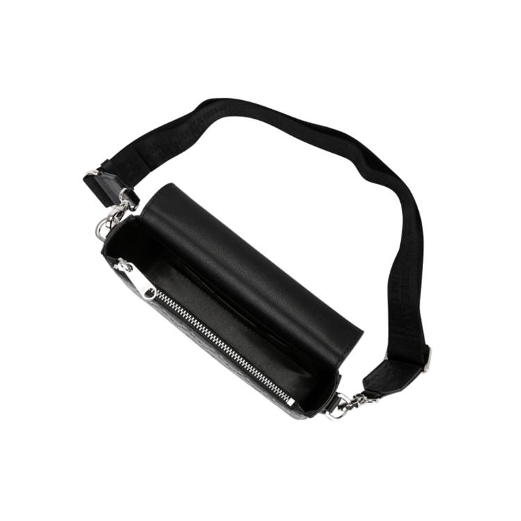 Новая хлопковая сумка через плечо MLB, сумка кроссбоди обычная унисекс черная 32BGPB111-50L