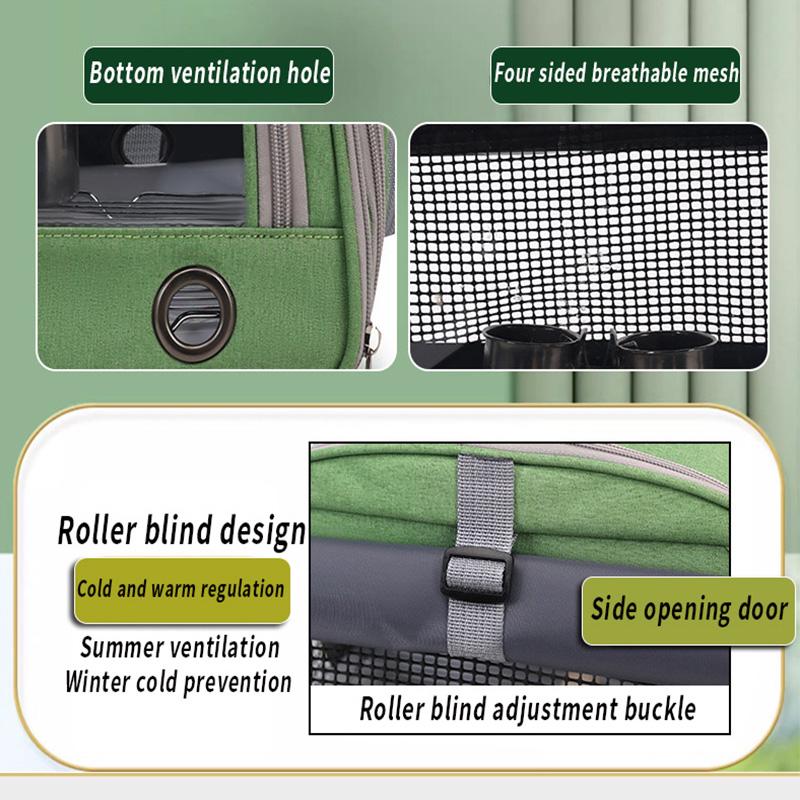 New Breathable Portable Parrot Travel Bag Comfortable with Tray Parrot Carrier Bag Large Capacity Bird Backpack Pet Supplies