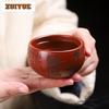 120 мл Исинская фиолетовая глина Чашка для чая Лотос Антикварная чайная пиала Милая чашка Дегустационная чашка Ароматная чашка Цзяньчжань Мастерские чашки Чайные сервизы