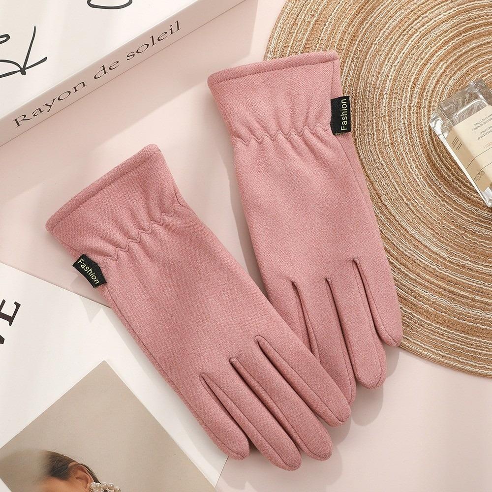 Touchable Screen Winter Gloves Plush Skiing Gloves New Driving Mittens  for Outdoor Cycling Skiing
