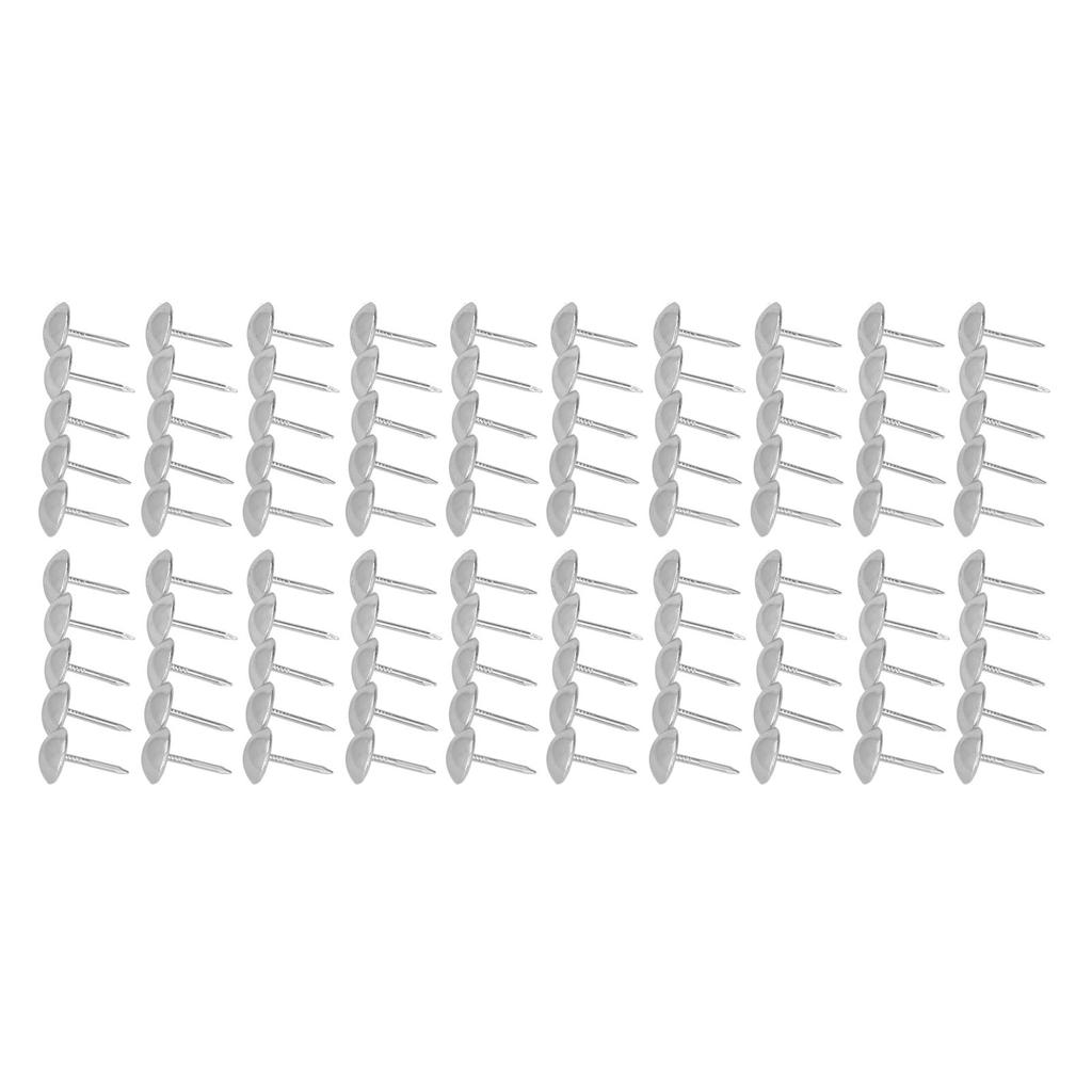100 шт. Обивочные гвозди Мебельные Интерьерные Декоративные Гвозди Булавки Антикварные Крепежи Серебристые