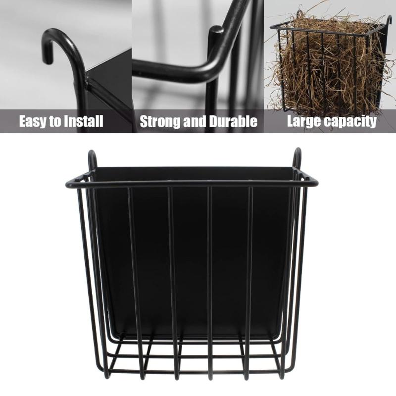 Metal Guinea Pigs Feeder With Anti Tipping Grille Removable Hays Rack top sale