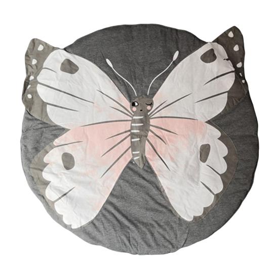 Детский игровой коврик из мягкого материала, коврик для ползания для малышей, круглый дизайн, коврик для занятий для младенцев с рисунком животных, коврик для ползания для младенцев