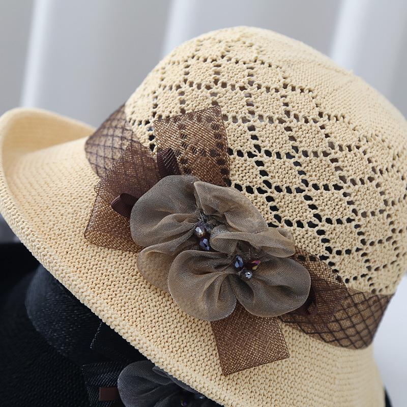 Новая летняя женская шляпа, солнцезащитная шляпа с небольшими полями, модная простая вязаная шапка для прогулок на открытом воздухе