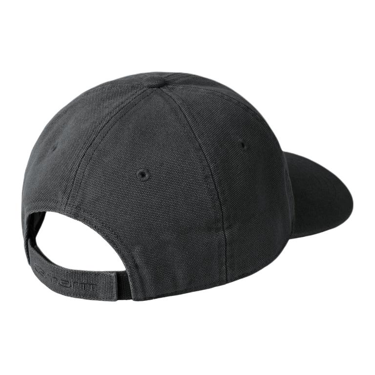 Carhartt WIP Embroidered Pattern And Square Label Pure Cotton Dearborn Uncoated Canvas Duck Bill Cap Unisex caps Black I036654-89-06