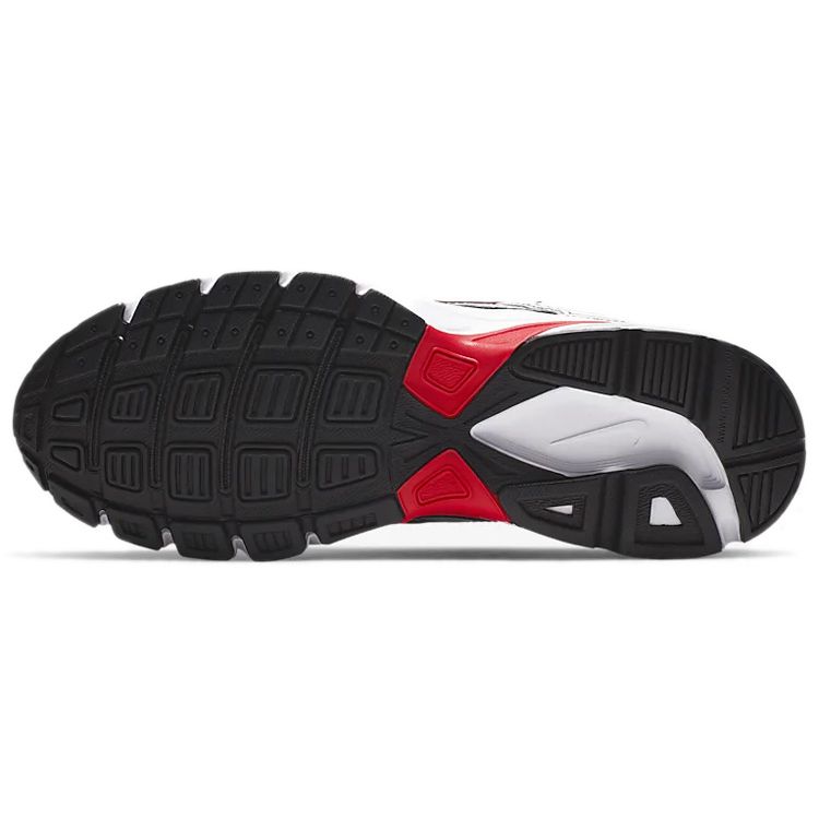 Nike Initiator Metallic Silver Red Men Sneakers Black White 394055-001