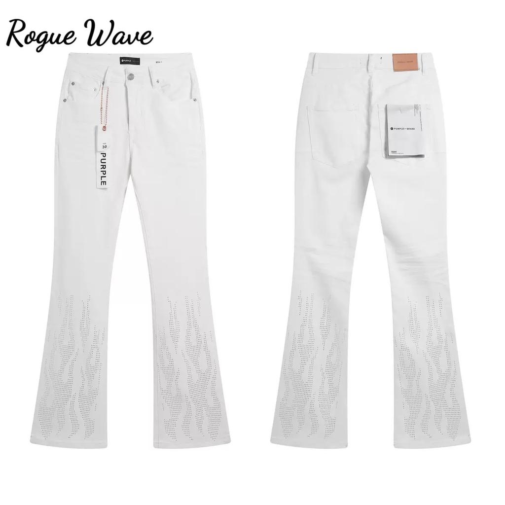 Джинсы клеш RogueWave для мужчин, брюки с напуском, уличная одежда, брюки Харадзюку, готика, клеш, панк, длинные брюки