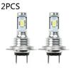 2 Pcs H7 LED Headlight Bulb Conversion Kit Super High Low Beam 4000LM 6000K 80W KTY