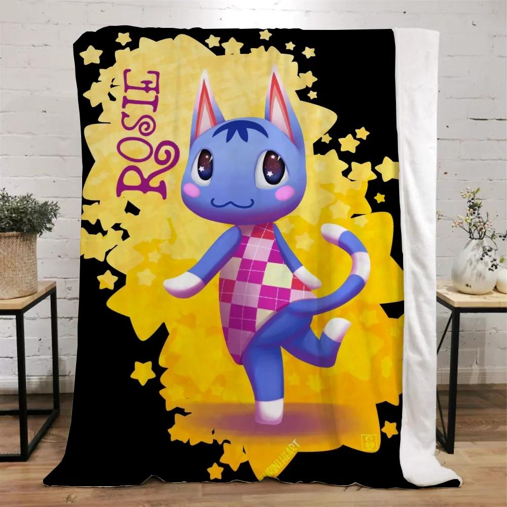Animal Crossing Decorative Blanket Sofa Winter Custom Blankets Characters Luxury Bedding Home Interior Beach Towel Fluffy Plaid